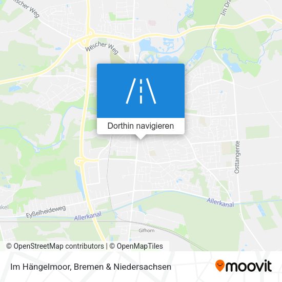 Im Hängelmoor Karte