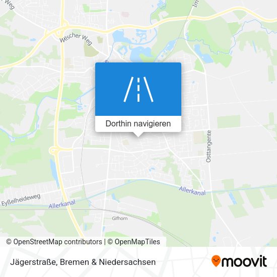Jägerstraße Karte