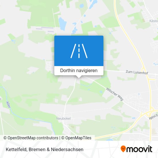 Kettelfeld Karte