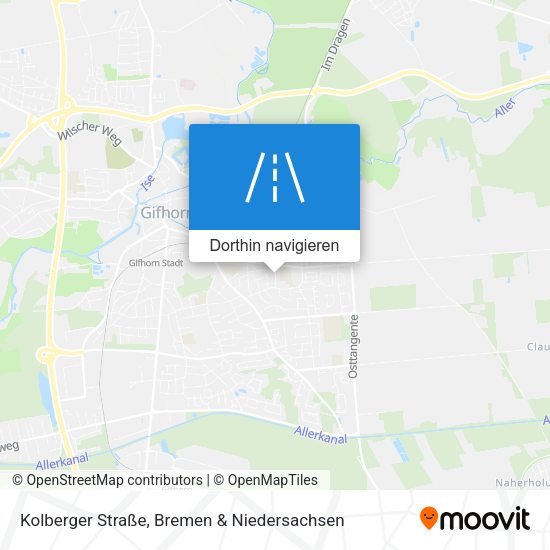 Kolberger Straße Karte