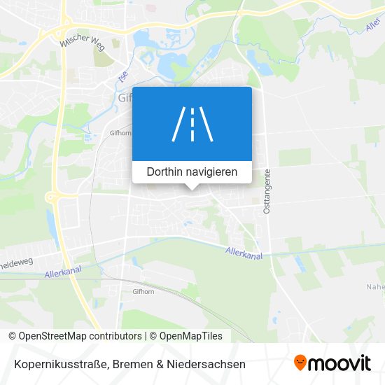 Kopernikusstraße Karte