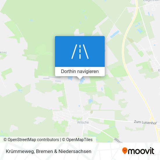 Krümmeweg Karte