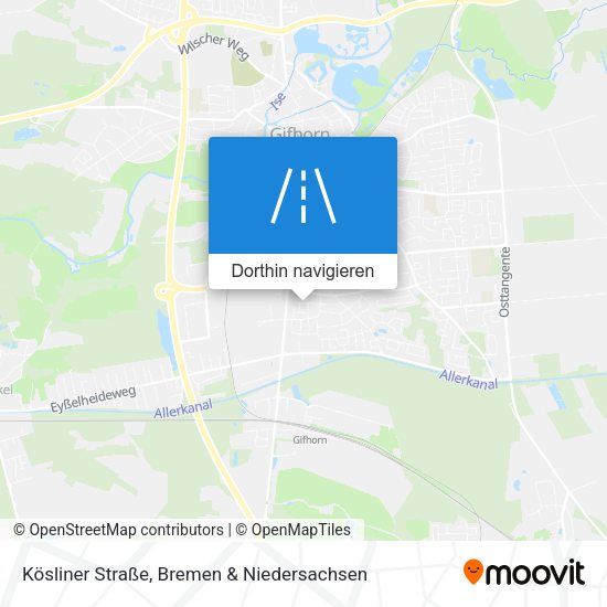 Kösliner Straße Karte