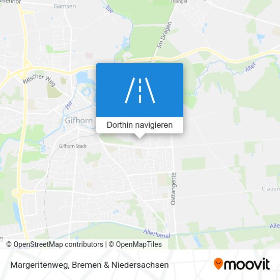 Margeritenweg Karte