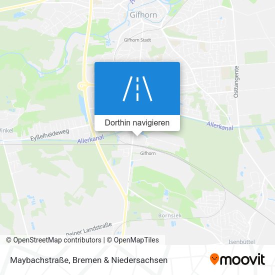 Maybachstraße Karte
