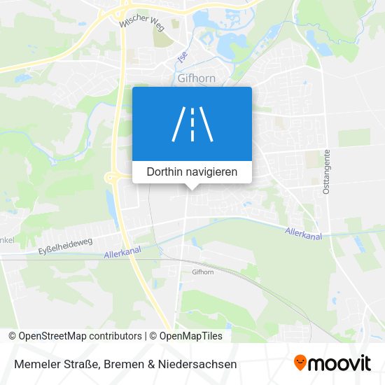 Memeler Straße Karte