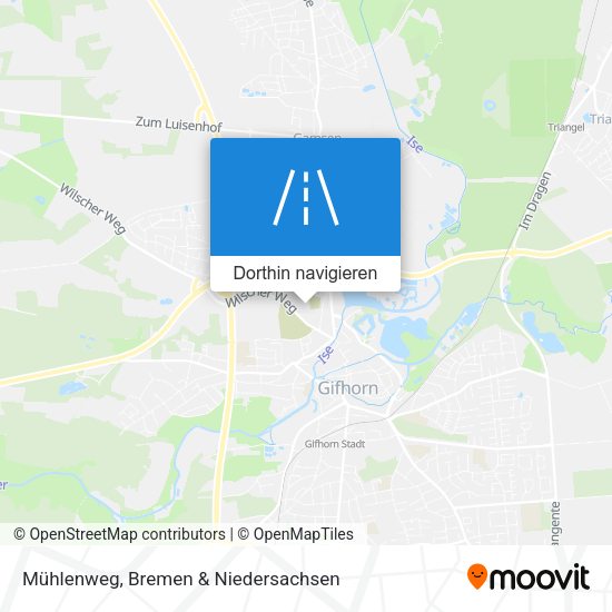 Mühlenweg Karte