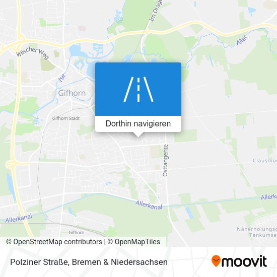 Polziner Straße Karte
