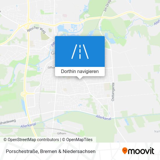 Porschestraße Karte