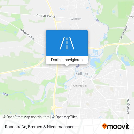 Roonstraße Karte