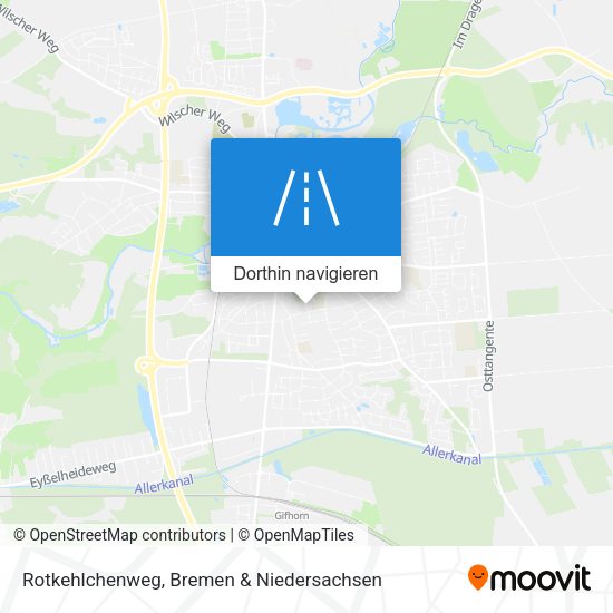 Rotkehlchenweg Karte