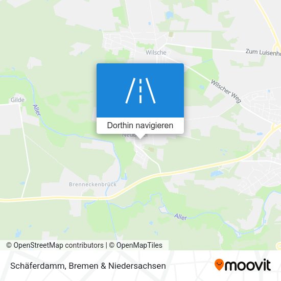 Schäferdamm Karte