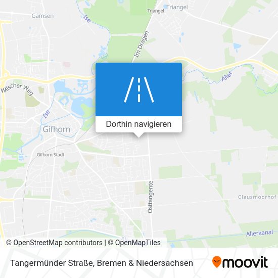 Tangermünder Straße Karte