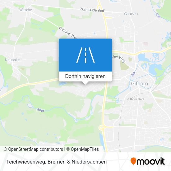 Teichwiesenweg Karte