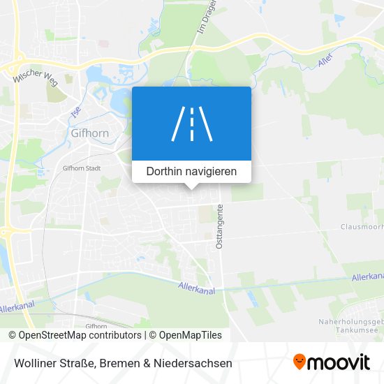 Wolliner Straße Karte