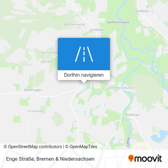 Enge Straße Karte