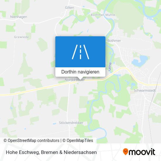 Hohe Eschweg Karte