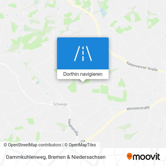 Dammkuhlenweg Karte