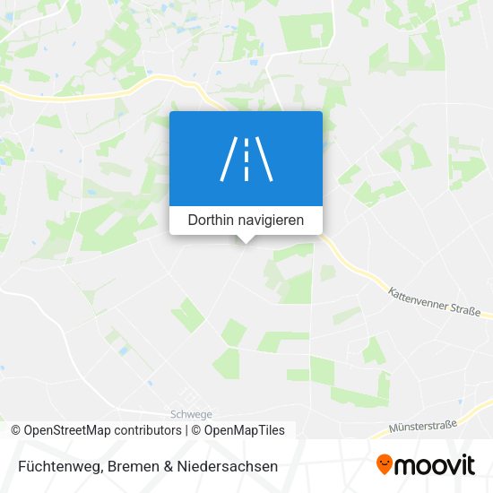 Füchtenweg Karte