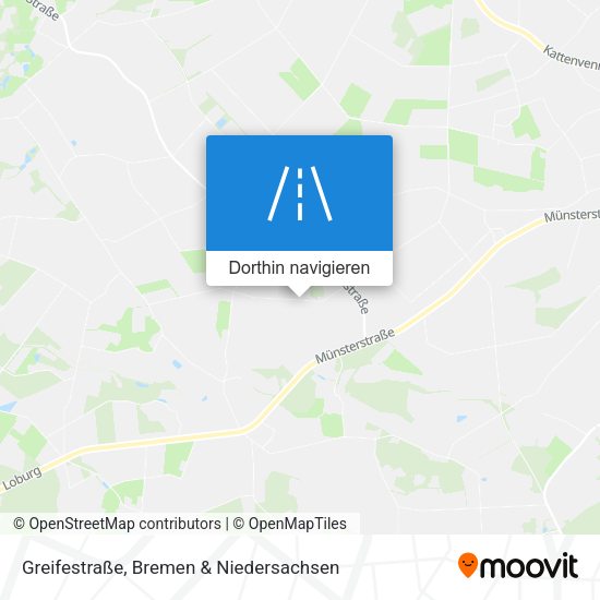 Greifestraße Karte