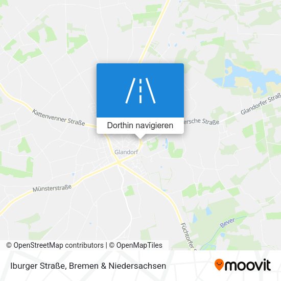 Iburger Straße Karte