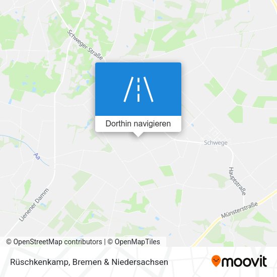 Rüschkenkamp Karte