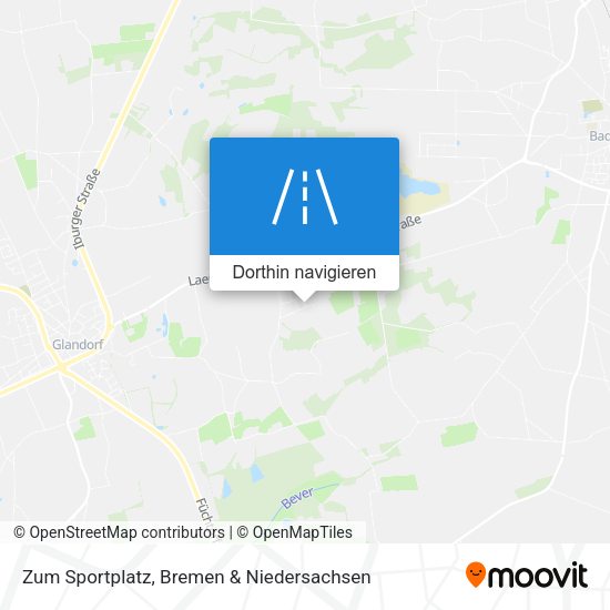 Zum Sportplatz Karte
