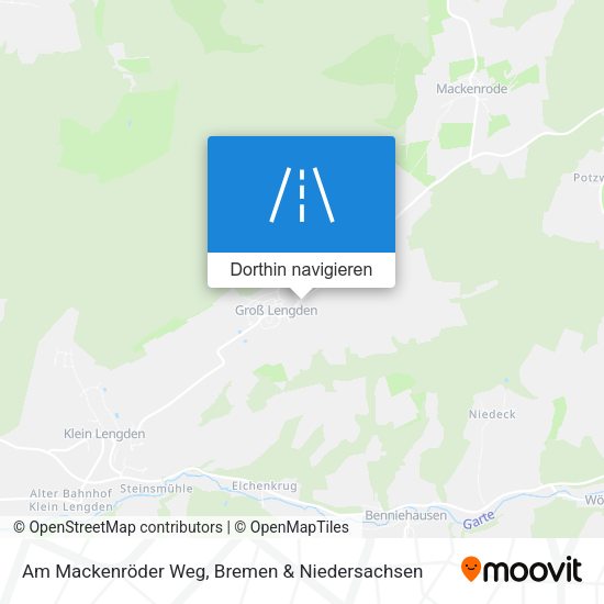 Am Mackenröder Weg Karte