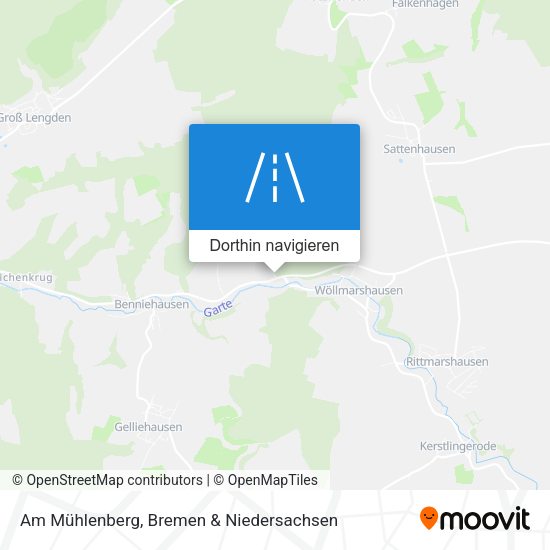 Am Mühlenberg Karte