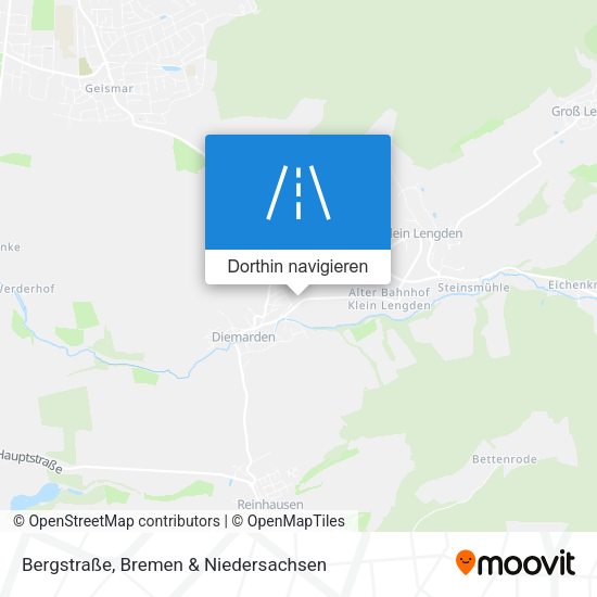 Bergstraße Karte