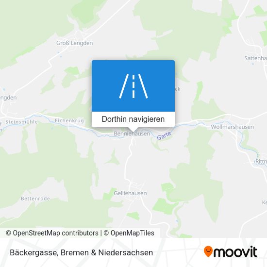 Bäckergasse Karte