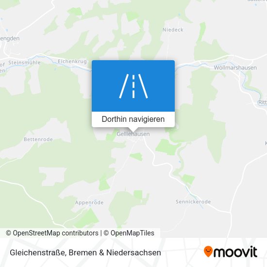 Gleichenstraße Karte