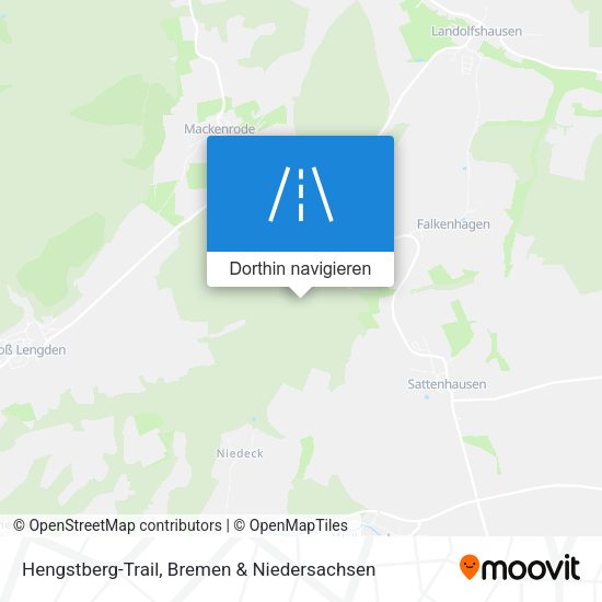 Hengstberg-Trail Karte