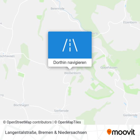 Langentalstraße Karte