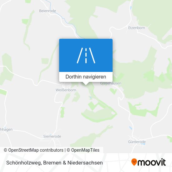 Schönholzweg Karte