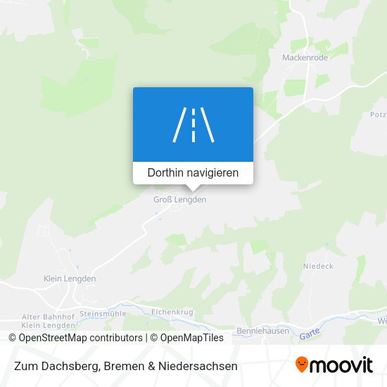 Zum Dachsberg Karte