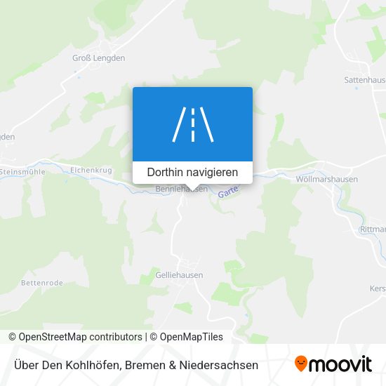 Über Den Kohlhöfen Karte