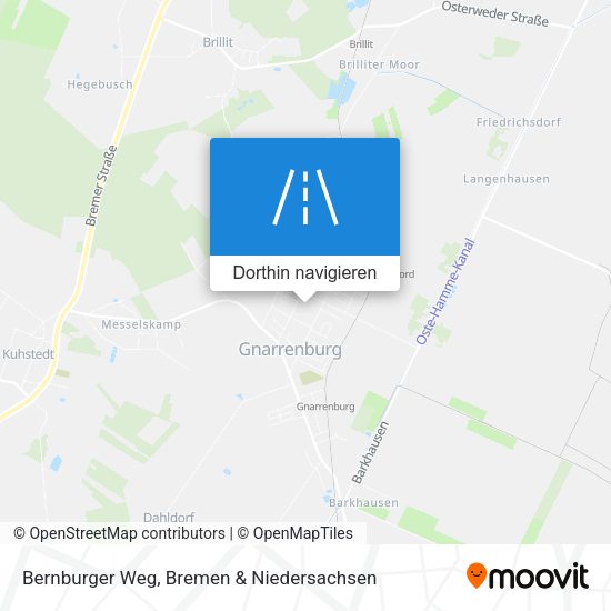 Bernburger Weg Karte