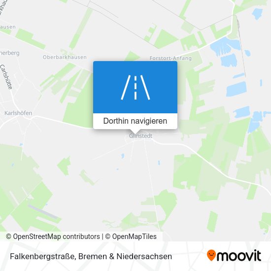 Falkenbergstraße Karte