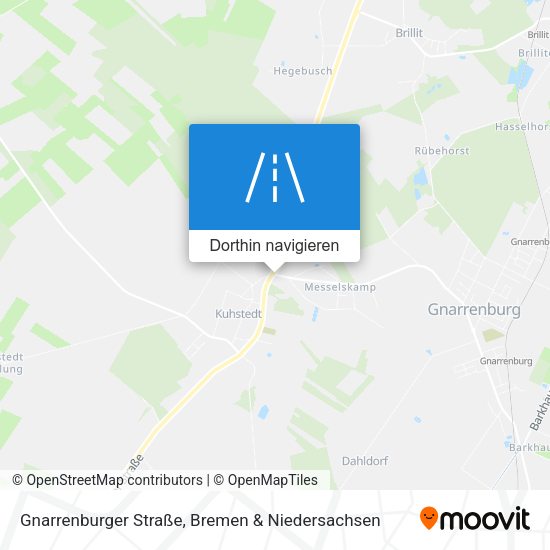 Gnarrenburger Straße Karte