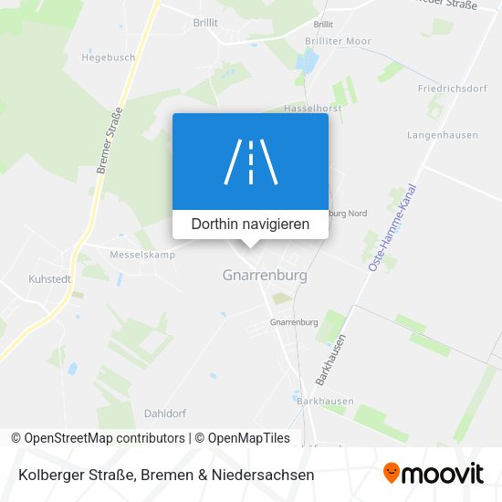 Kolberger Straße Karte
