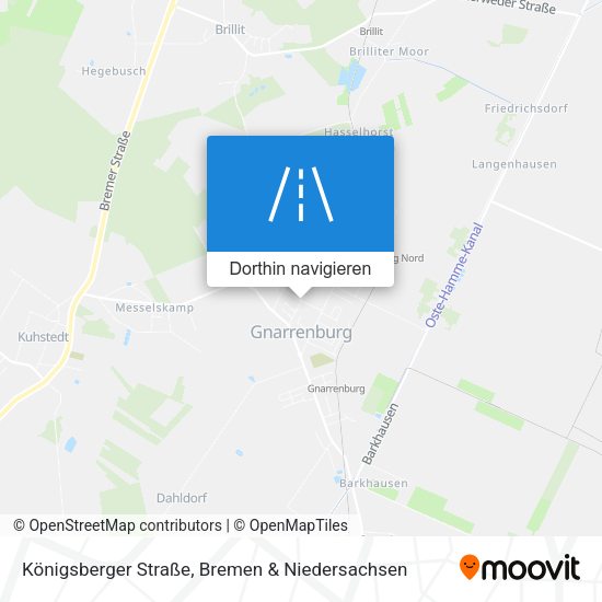 Königsberger Straße Karte