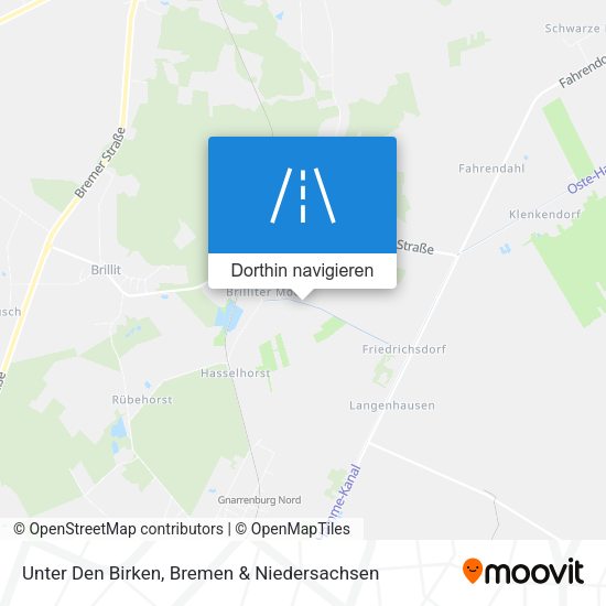 Unter Den Birken Karte