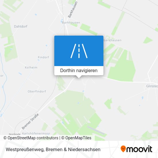 Westpreußenweg Karte