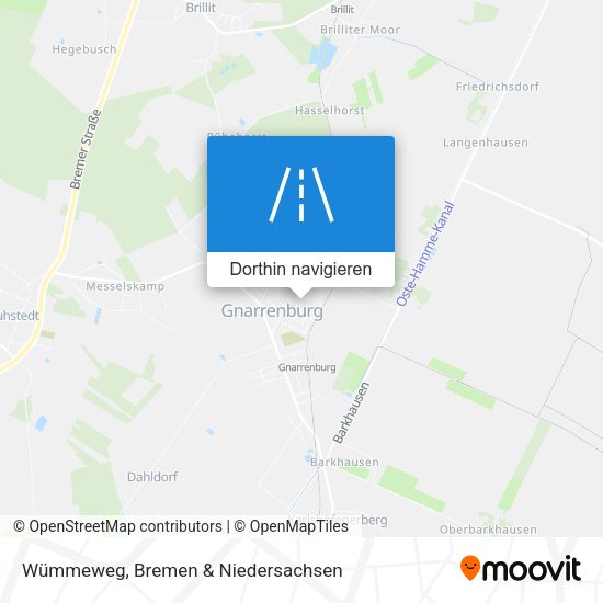 Wümmeweg Karte