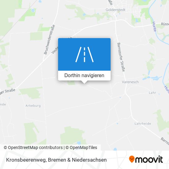 Kronsbeerenweg Karte
