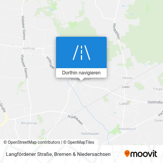 Langfördener Straße Karte
