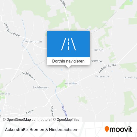 Äckerstraße Karte