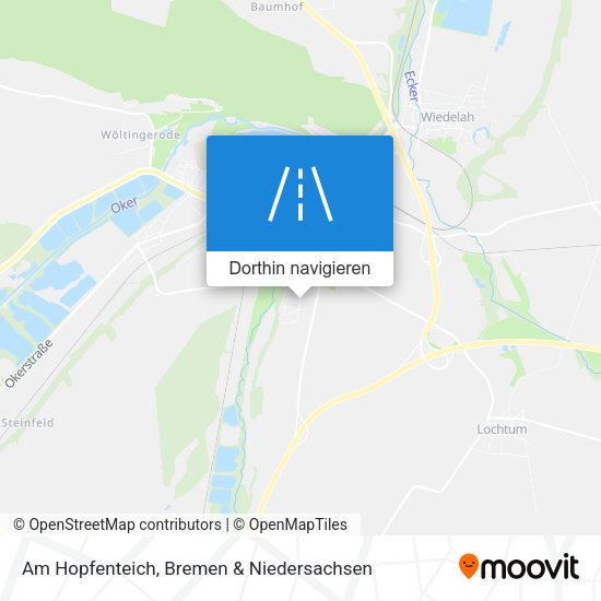 Am Hopfenteich Karte