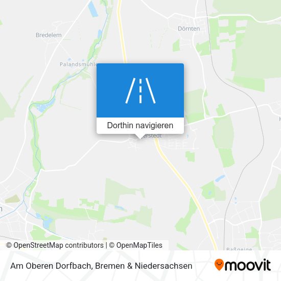 Am Oberen Dorfbach Karte